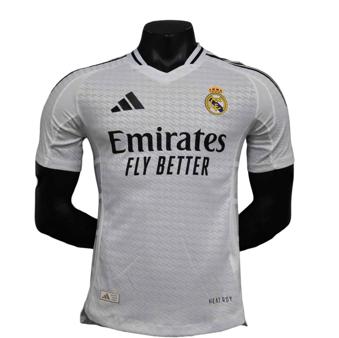 24-25 Real Madrid Home Soccer Jersey Player Version