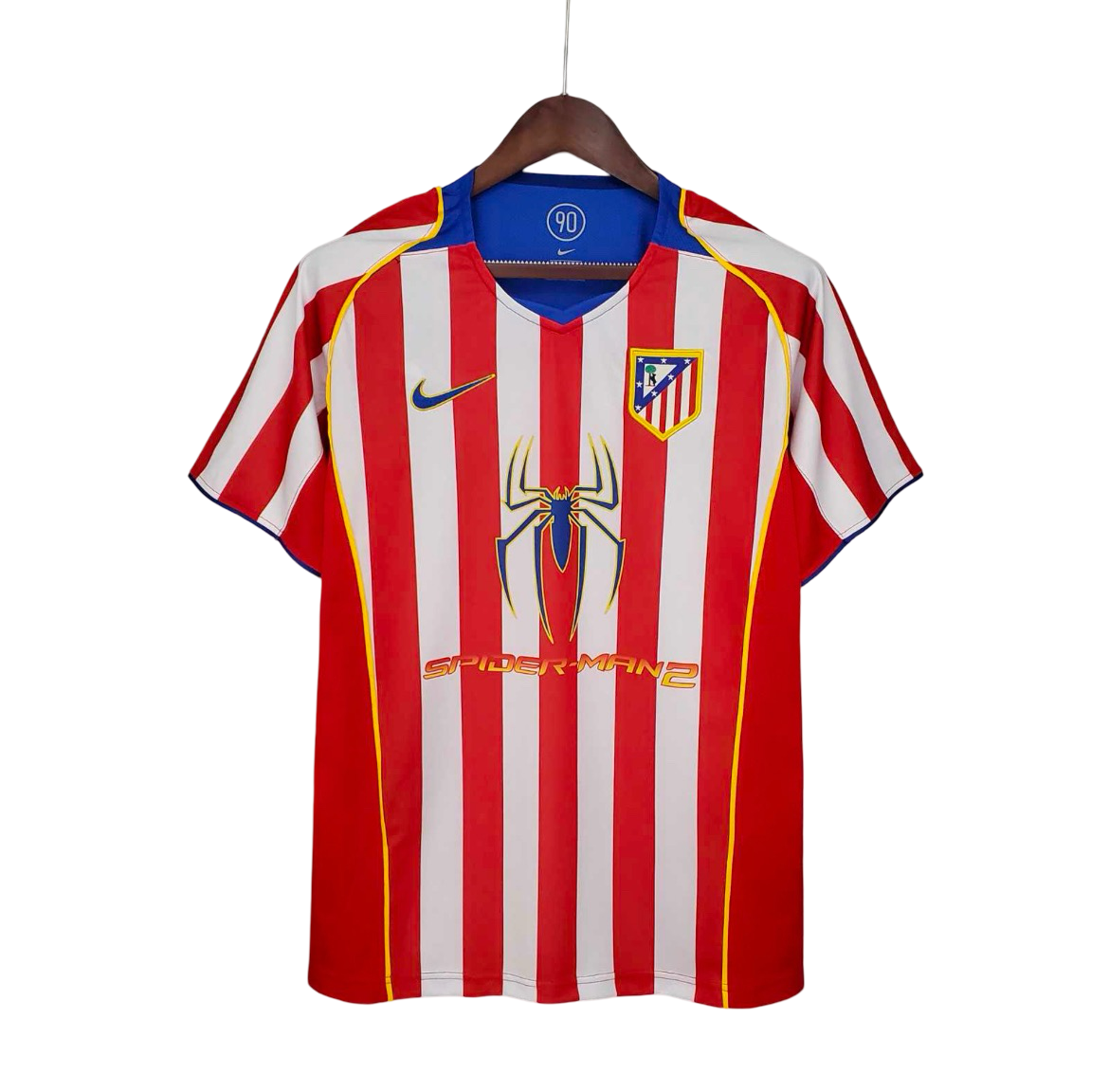2004-2005 Atletico Madrid Home Jersey Fan Version
