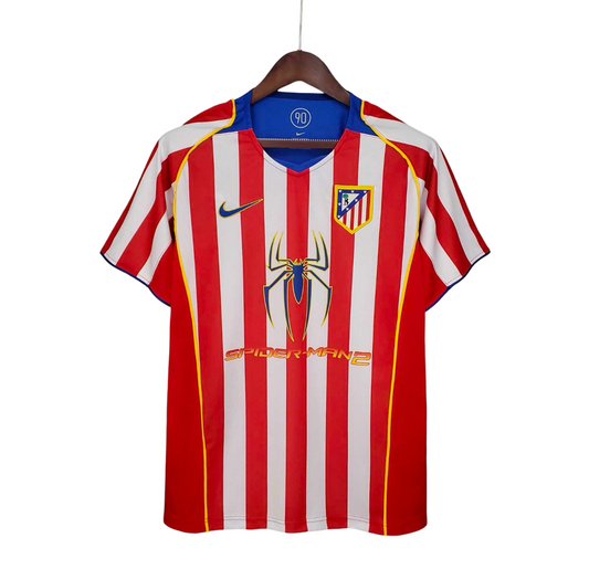 2004-2005 Atletico Madrid Home Jersey Fan Version